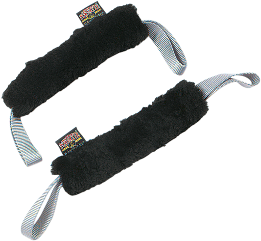 POWERTYE MFG. Sheepskin Soft - Tye 41184 - 1.5 inch Nylon Ties with Sheepskin Sleeve and Reusable Storage Pouch - Kelly Motorsports