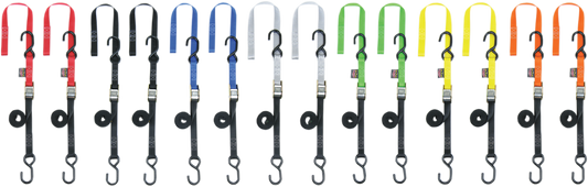 POWERTYE MFG. Soft - Tye Tie - Downs 1 Inch x 5 - 1/2 Feet Blue (Part Number 23623) - Kelly Motorsports