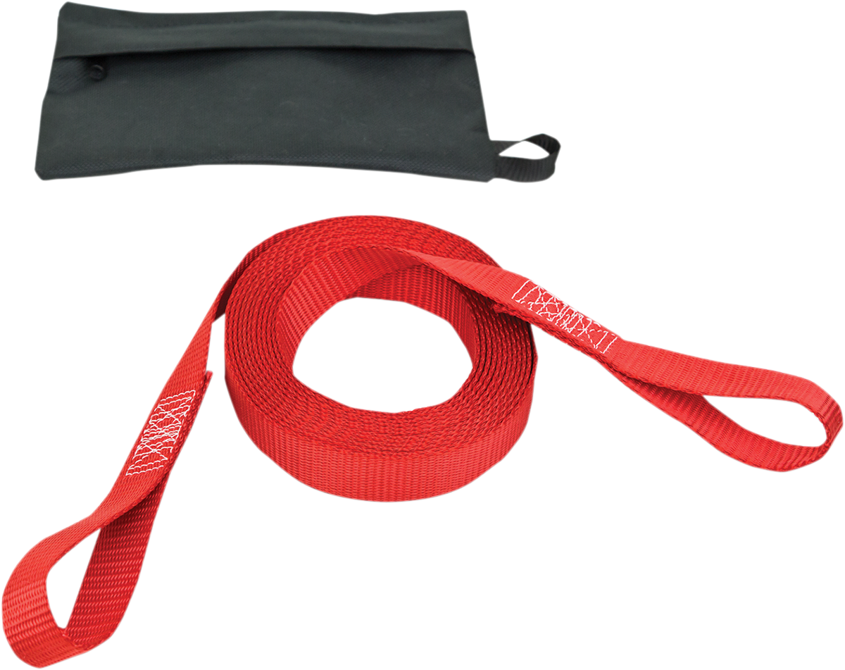 POWERTYE MFG. Tow Strap with Pouch - 1 inch x 15 feet, Part Number 41151 - P - Kelly Motorsports