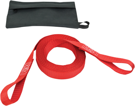 POWERTYE MFG. Tow Strap with Pouch - 1 inch x 15 feet, Part Number 41151 - P - Kelly Motorsports