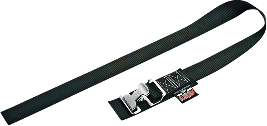 POWERTYE MFG. Wheel Strap 1 inch x 3 feet Part 45032 with Spring Buckle and Nylon Webbing - Kelly Motorsports