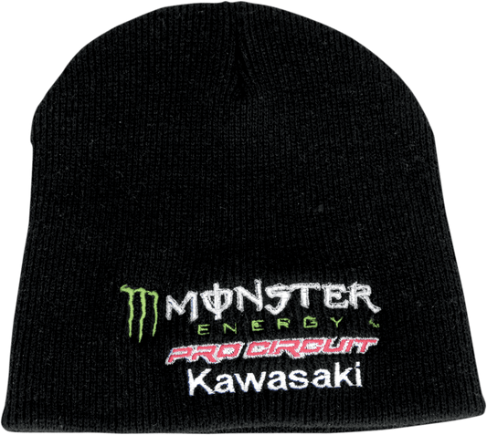 PRO CIRCUIT Monster Team Beanie - Black PC08403-0200 - Kelly Motorsports