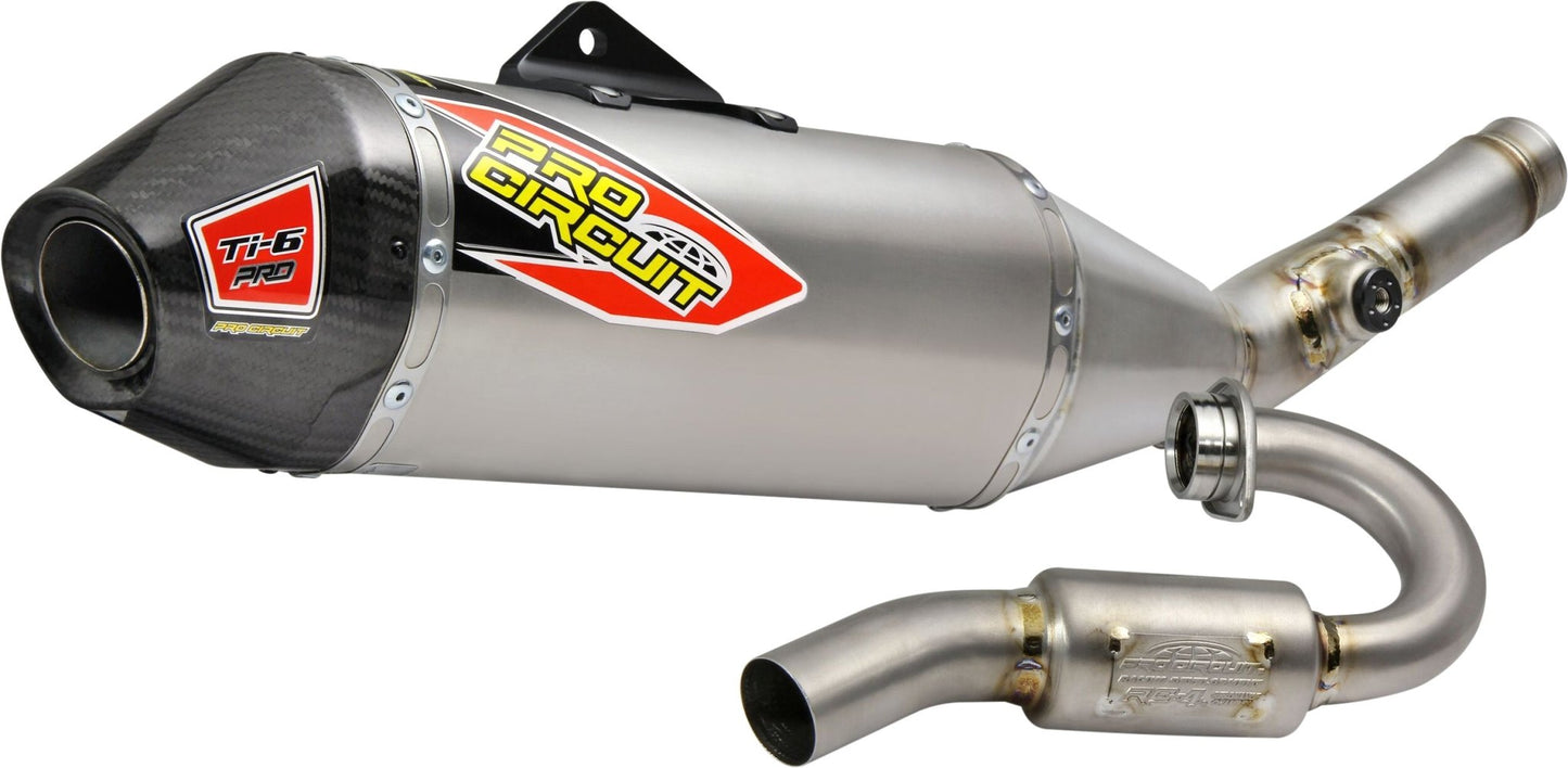 PRO CIRCUIT Ti-6 Pro Titanium Exhaust System for Kawasaki KX250F & KX250X (Part Number 0322125FP) - Kelly Motorsports