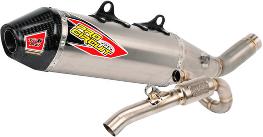 PRO CIRCUIT Ti 6 Pro Titanium Exhaust System with Carbon Cap for AMA Supercross & Motocross - Kelly Motorsports