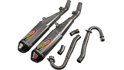 PRO CIRCUIT Ti 6 Ti Dual Exhaust System 18-19 Honda CRF250R/CRF250RX - Kelly Motorsports
