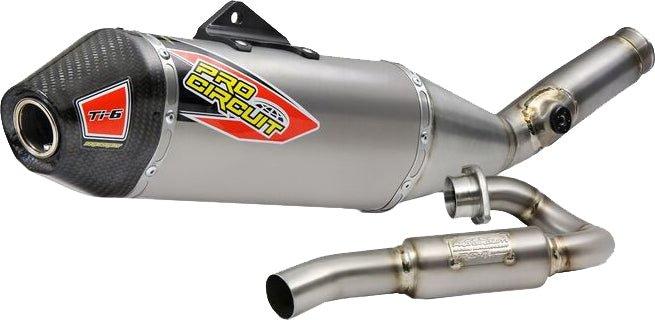 PRO CIRCUIT Ti-6 Titanium Exhaust System with Can Cap for Kawasaki KX450 Models - Kelly Motorsports
