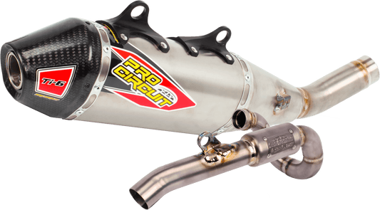 PRO CIRCUIT Ti-6 Titanium Exhaust System with Carbon Cap - Part 03122525F - Kelly Motorsports