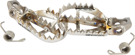 Raptor Titanium Foot Pegs for Gas, Husqvarna, and KTM – Part Number RX065 - Kelly Motorsports