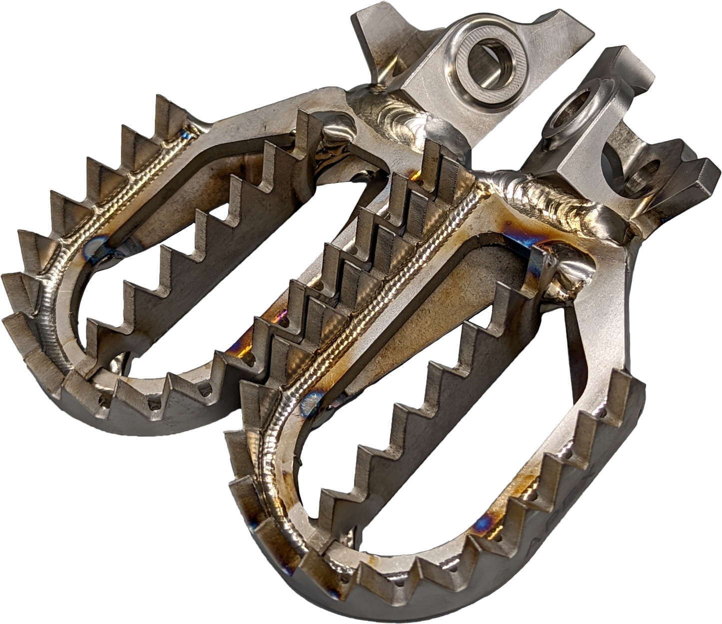 Raptor Titanium Foot Pegs RX013 for Yamaha YZ Series – Durable Aerospace Grade Titanium Pedals - Kelly Motorsports