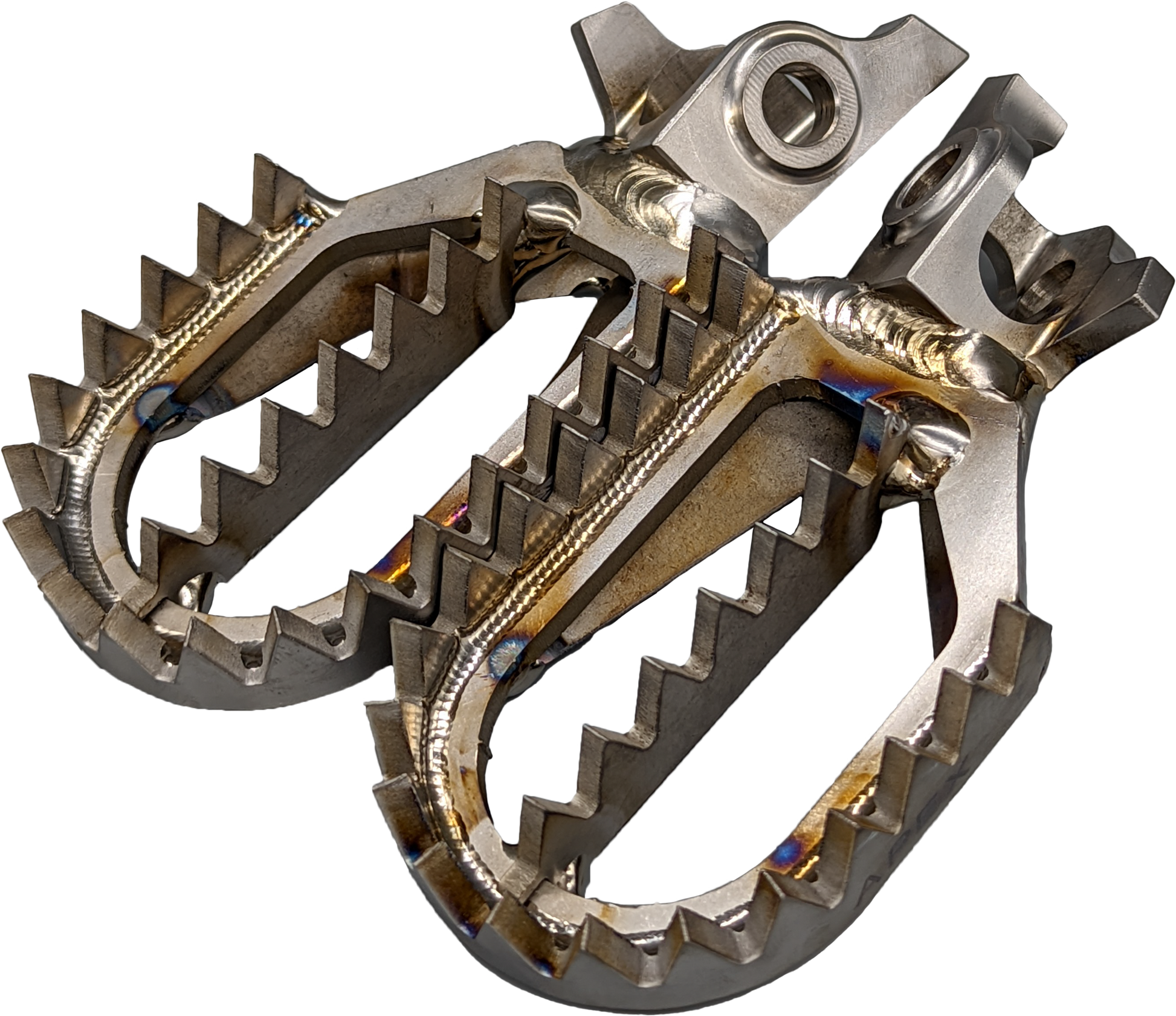 Raptor Titanium Foot Pegs RX013 for Yamaha YZ Series – Durable Aerospace Grade Titanium Pedals - Kelly Motorsports