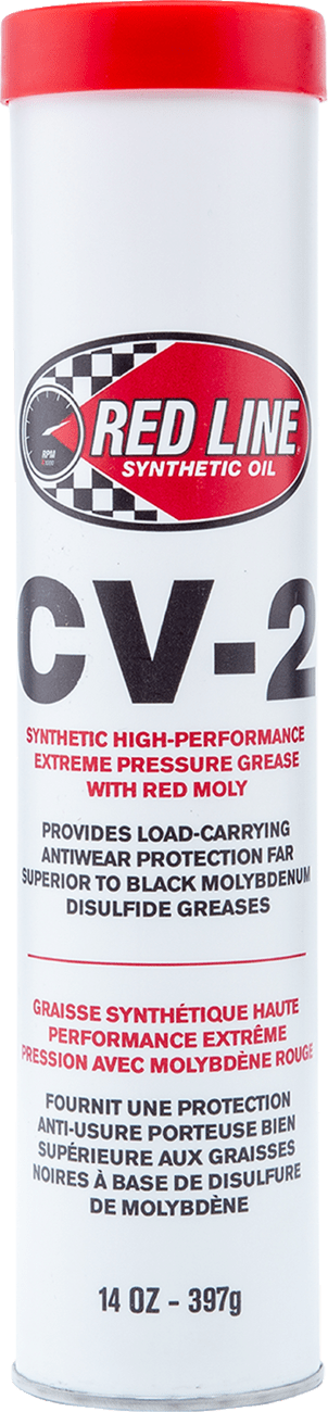Red Line Synthetic Oil CV-2 Moly Grease 14oz Tube 80402 - Kelly Motorsports