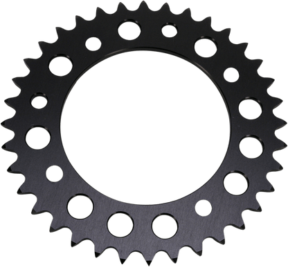 Renthal 36-Tooth Aluminum Rear Sprocket for Gas Gas, Husqvarna, KTM - Black - Part 491 - 415-36P-BK - Kelly Motorsports