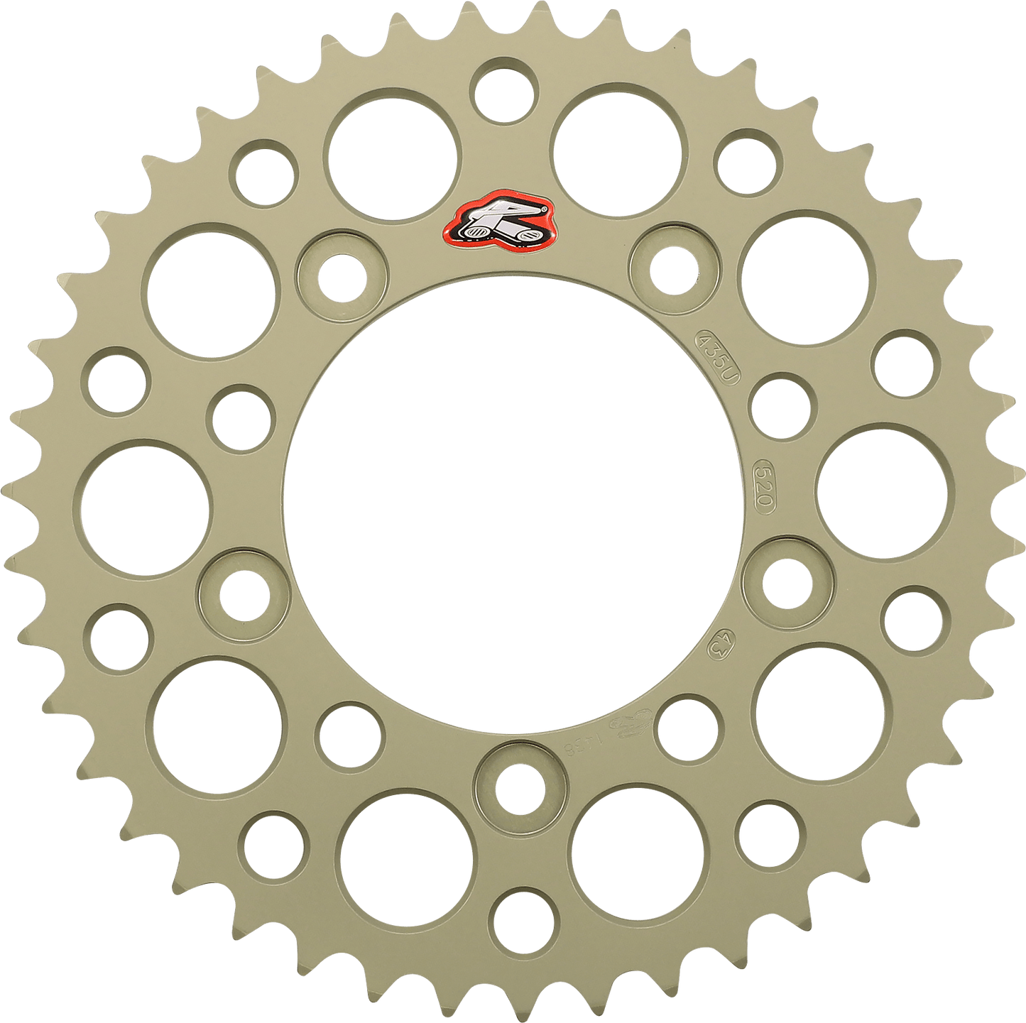 Renthal 435U-520-43P-HA Rear Sprocket for Ducati – Aluminum 43 Tooth - Kelly Motorsports