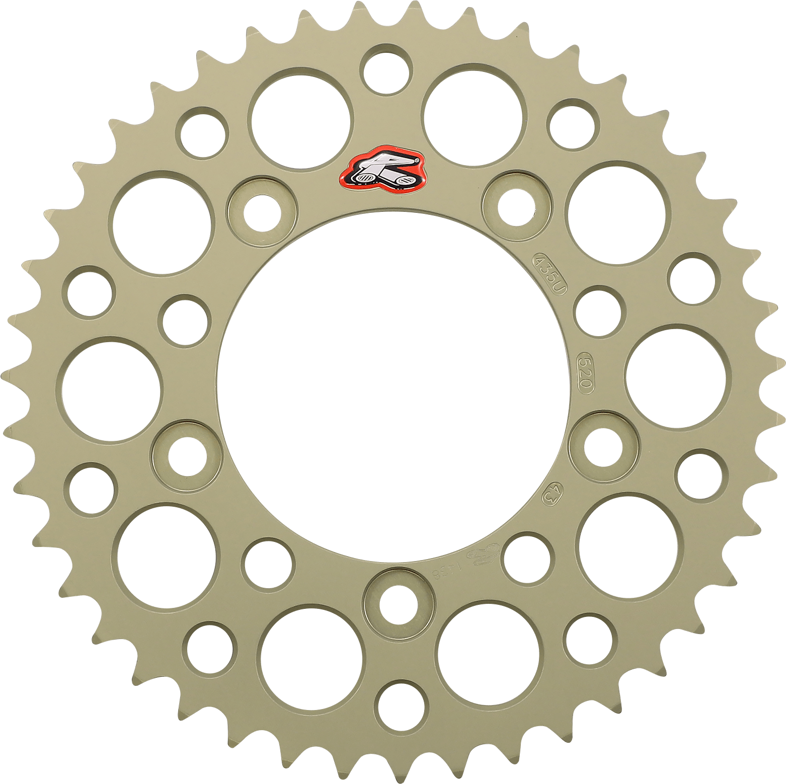 Renthal 435U-520-43P-HA Rear Sprocket for Ducati – Aluminum 43 Tooth - Kelly Motorsports
