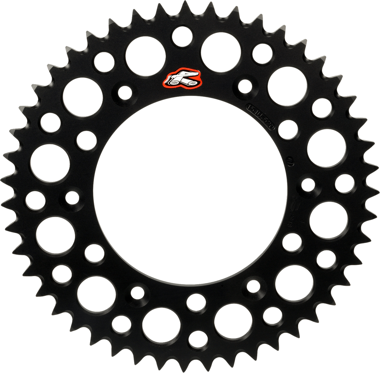 Renthal 441U-428-50GPBK Aluminum Rear Sprocket for Gas Gas, Husqvarna, KTM – 50 Tooth, Black - Kelly Motorsports