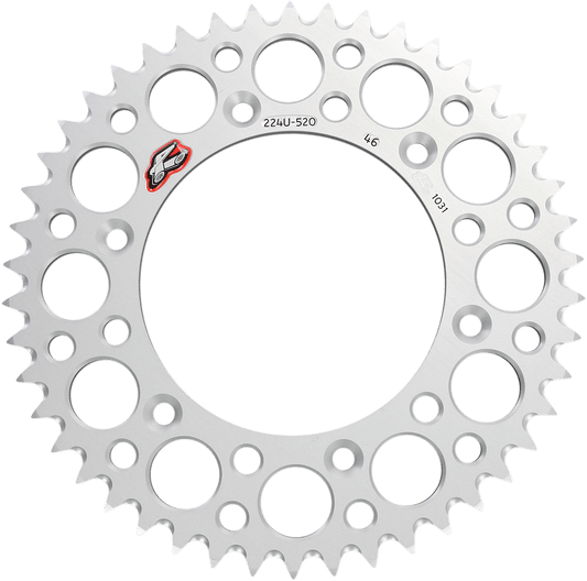 RENTHAL 46-Tooth Aluminum Rear Sprocket 224U-520-46GPSI - Kelly Motorsports