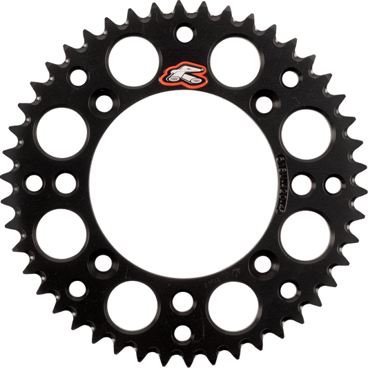 Renthal 518U-420-46GPBK Ultralight Black Aluminum Rear Chainwheel for KTM - Kelly Motorsports