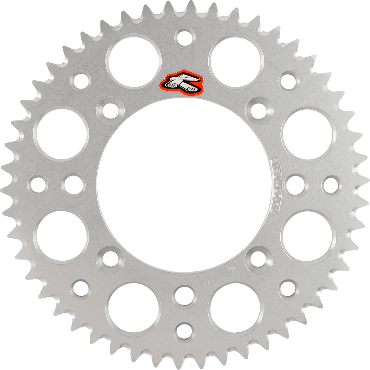 Renthal 518U-420-50GPSI Aluminum Rear Sprocket - 50 Tooth for KTM in Silver - Kelly Motorsports