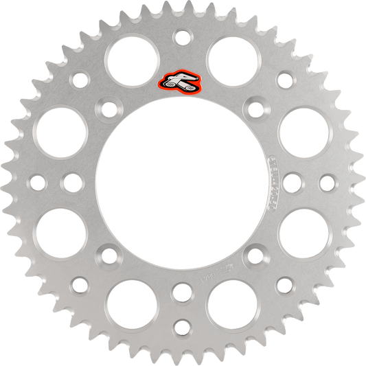 Renthal 518U-420-50GPSI Aluminum Rear Sprocket - 50 Tooth for KTM in Silver - Kelly Motorsports
