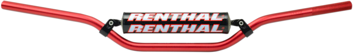RENTHAL 7/8 inch Off-Road Handlebar 971-08-RD-01-185 in Red - Kelly Motorsports