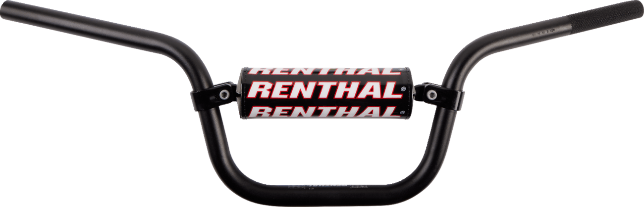 RENTHAL 7/8-inch Street Handlebar for Grom/MSX125 - Black (Part Number 833-02-BK-12-300) - Kelly Motorsports