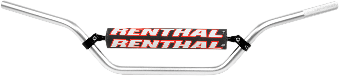 RENTHAL 7/8" Off-Road Handlebar Vintage High Silver (Part Number 838-01-SI-05-185) - Kelly Motorsports