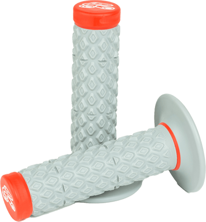 Renthal MX Dual Grips G209 - Comfort Soft/Firm with Red Finish - Kelly Motorsports