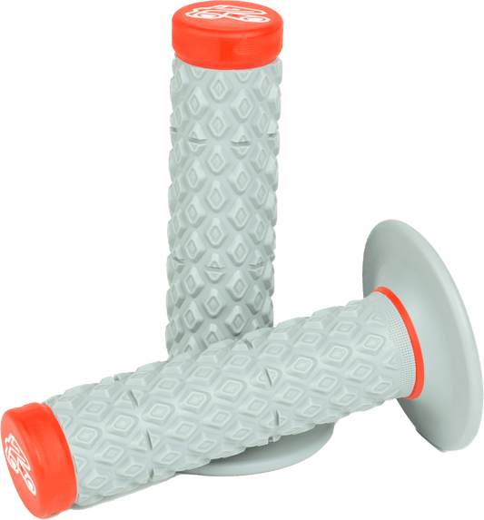 Renthal MX Dual Grips G209 - Comfort Soft/Firm with Red Finish - Kelly Motorsports