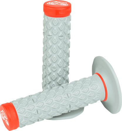 Renthal MX Dual Grips G209 - Comfort Soft/Firm with Red Finish - Kelly Motorsports
