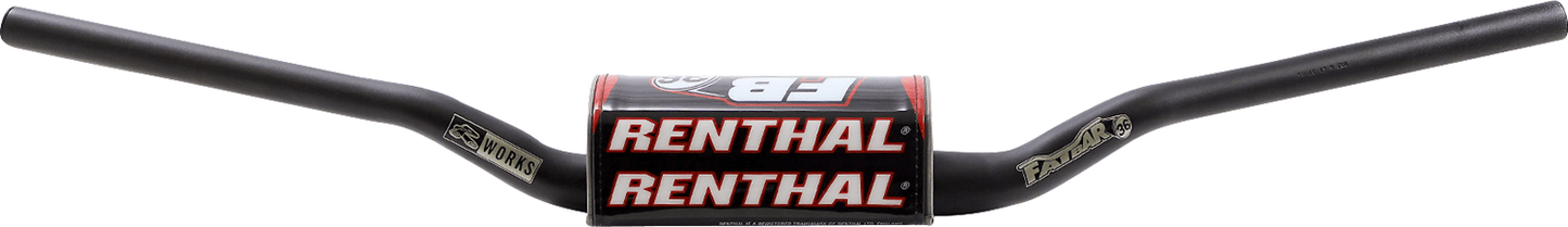 RENTHAL R-Works Fatbar®36 Handlebar for KTM SX (2016+), Black - Part 932-01-BK - Kelly Motorsports