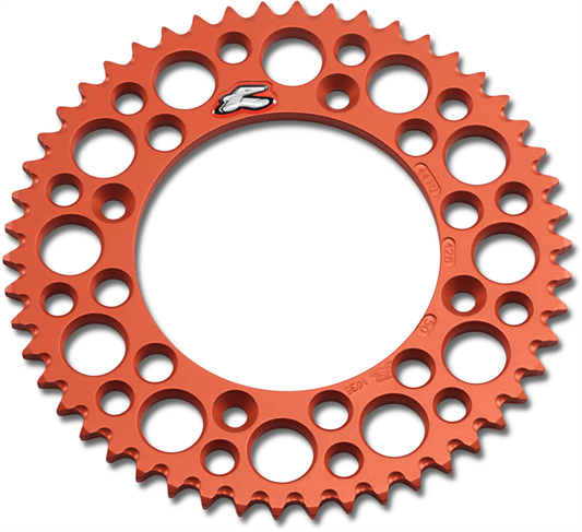 RENTHAL Rear Sprocket 50 Tooth Aluminum Orange for Gas Gas, Husqvarna, KTM 441U-428-50GPOR - Kelly Motorsports