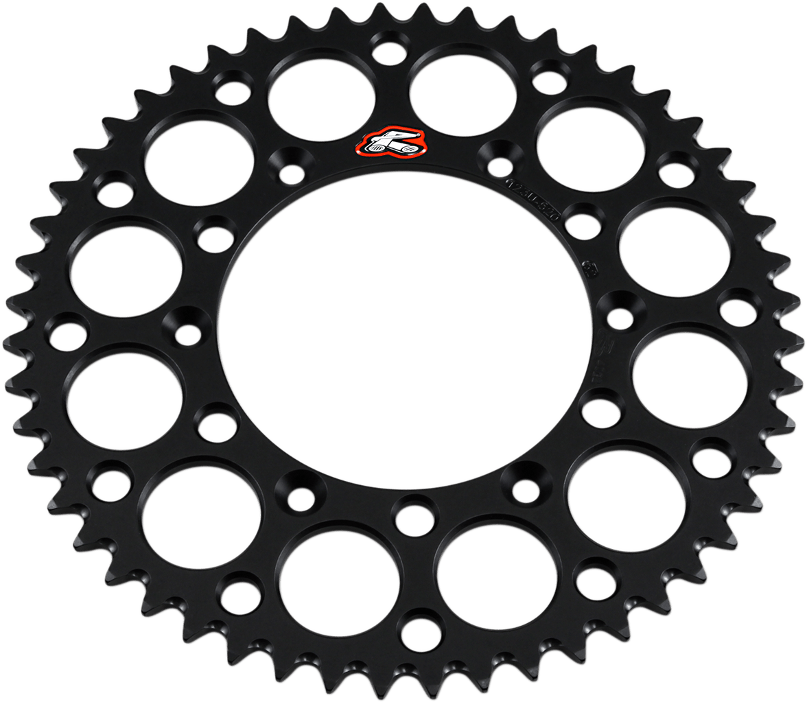 RENTHAL Rear Sprocket - 52 Tooth Aluminum for Suzuki 123U-520-52GYBK - Kelly Motorsports