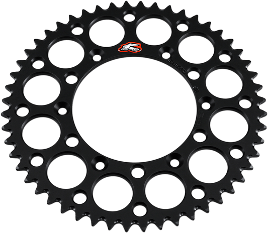 RENTHAL Rear Sprocket - 52 Tooth Aluminum for Suzuki 123U-520-52GYBK - Kelly Motorsports