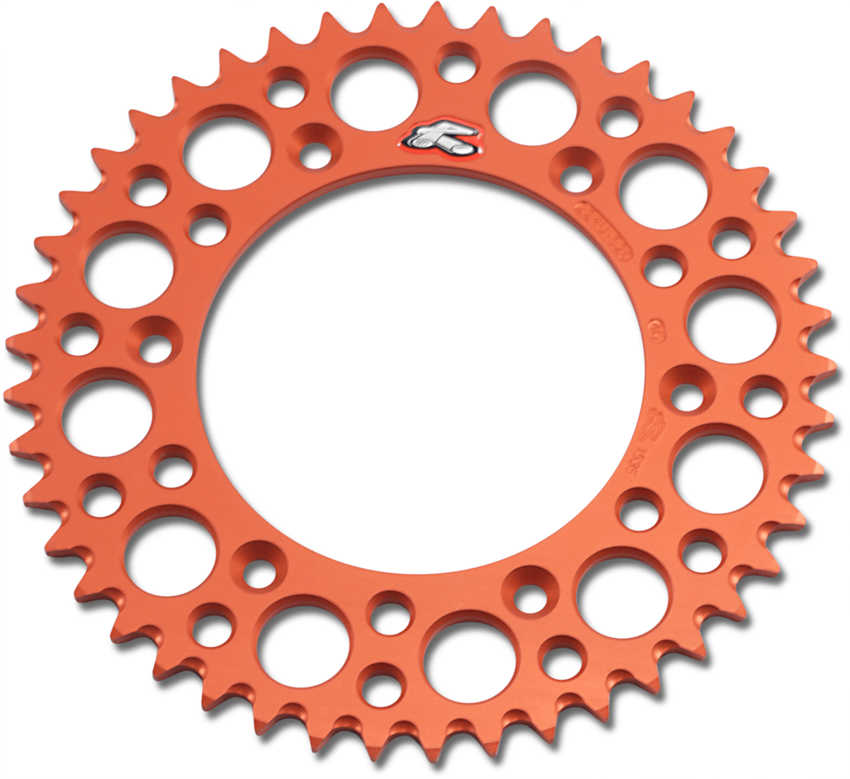 RENTHAL Rear Sprocket - Aluminum 45 Tooth - Orange 224U-520-45GPOR - Kelly Motorsports