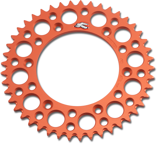 RENTHAL Rear Sprocket - Aluminum 45 Tooth - Orange 224U-520-45GPOR - Kelly Motorsports