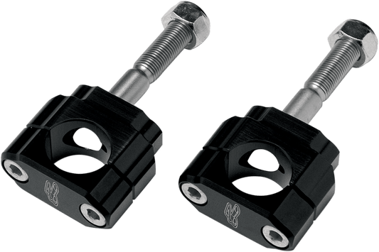 Renthal Rubber-Mounted Handlebar Clamp CL018 for 1-1/8 Inch Bars with 5mm Offset - Kelly Motorsports