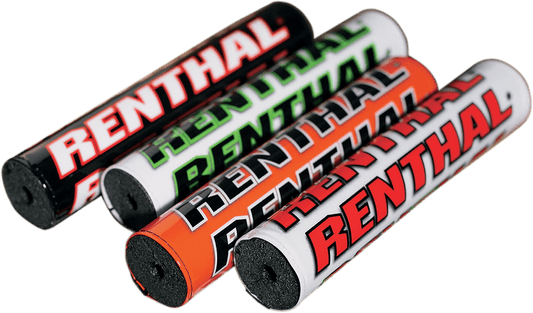 RENTHAL SX Crossbar Pad - 10 inch White/Blue P209 for Enhanced Impact Protection - Kelly Motorsports