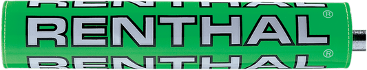Renthal SX Crossbar Pad P269 - 8-1/2 inch White and Green for Enhanced Impact Protection - Kelly Motorsports