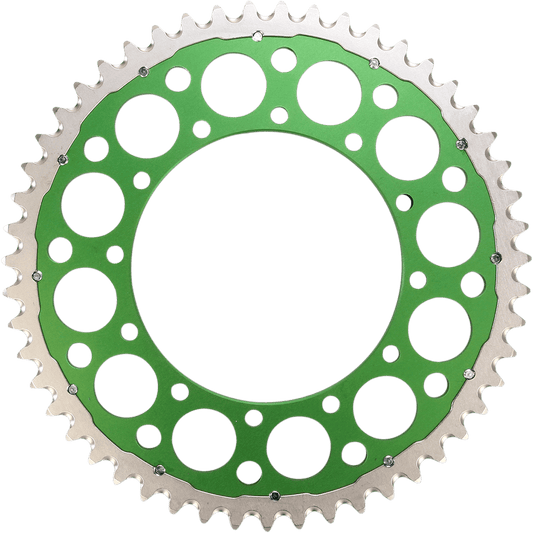 Renthal Twinring™ 51 Tooth Rear Sprocket for Kawasaki and Suzuki - Green (Part 1120-520-51GPGN) - Kelly Motorsports