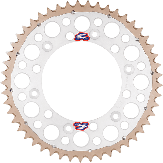Renthal Twinring™ Rear Sprocket 51 Tooth - Silver | Part Number 2240-520-51GPSI - Kelly Motorsports
