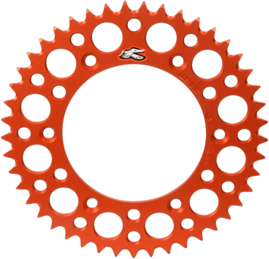 Renthal Twinring™ Rear Sprocket - 52 Tooth - Orange (Part Number 2240-520-52GPOR) - Kelly Motorsports
