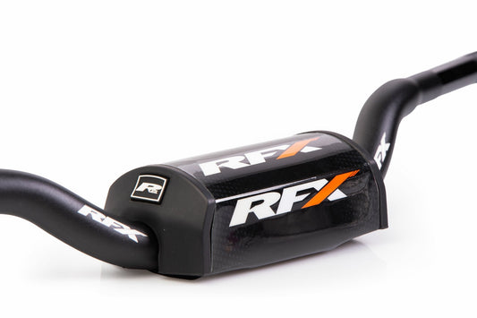 RFX F7 Bar Pad 1 1/8-inch Black, Orange & White for Taper and Crossbar Handlebars - Kelly Motorsports