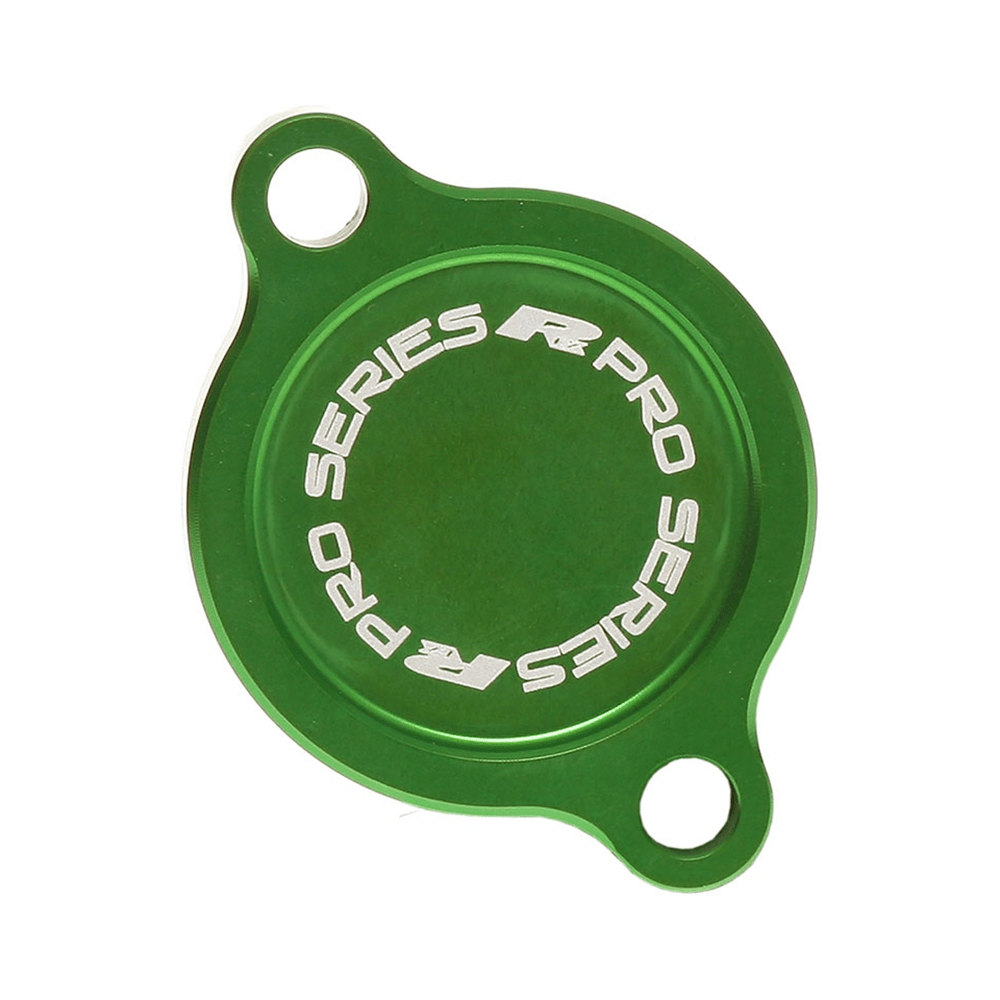 RFX FXFC 20100 99GN Oil Filter Cover for Kawasaki - Green - Kelly Motorsports