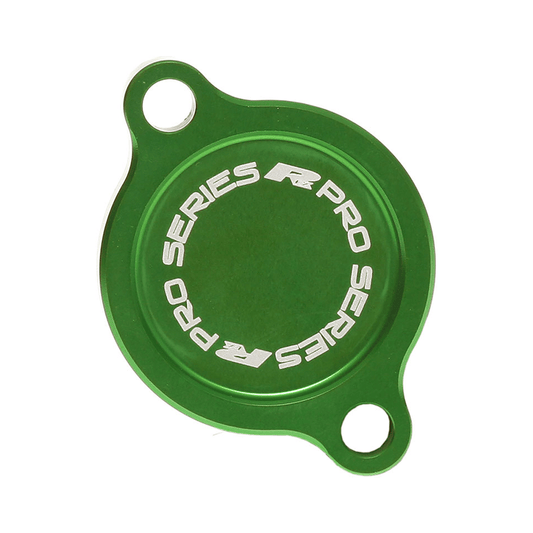 RFX FXFC 20100 99GN Oil Filter Cover for Kawasaki - Green - Kelly Motorsports