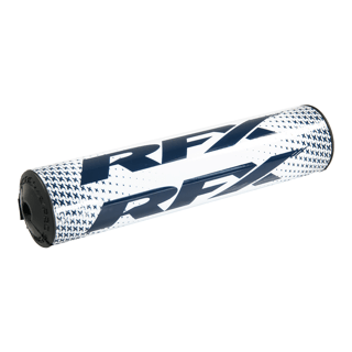 RFX FXHB 81000 99WH F8 Bar Pad 1 1/8 inch White and Blue - Kelly Motorsports