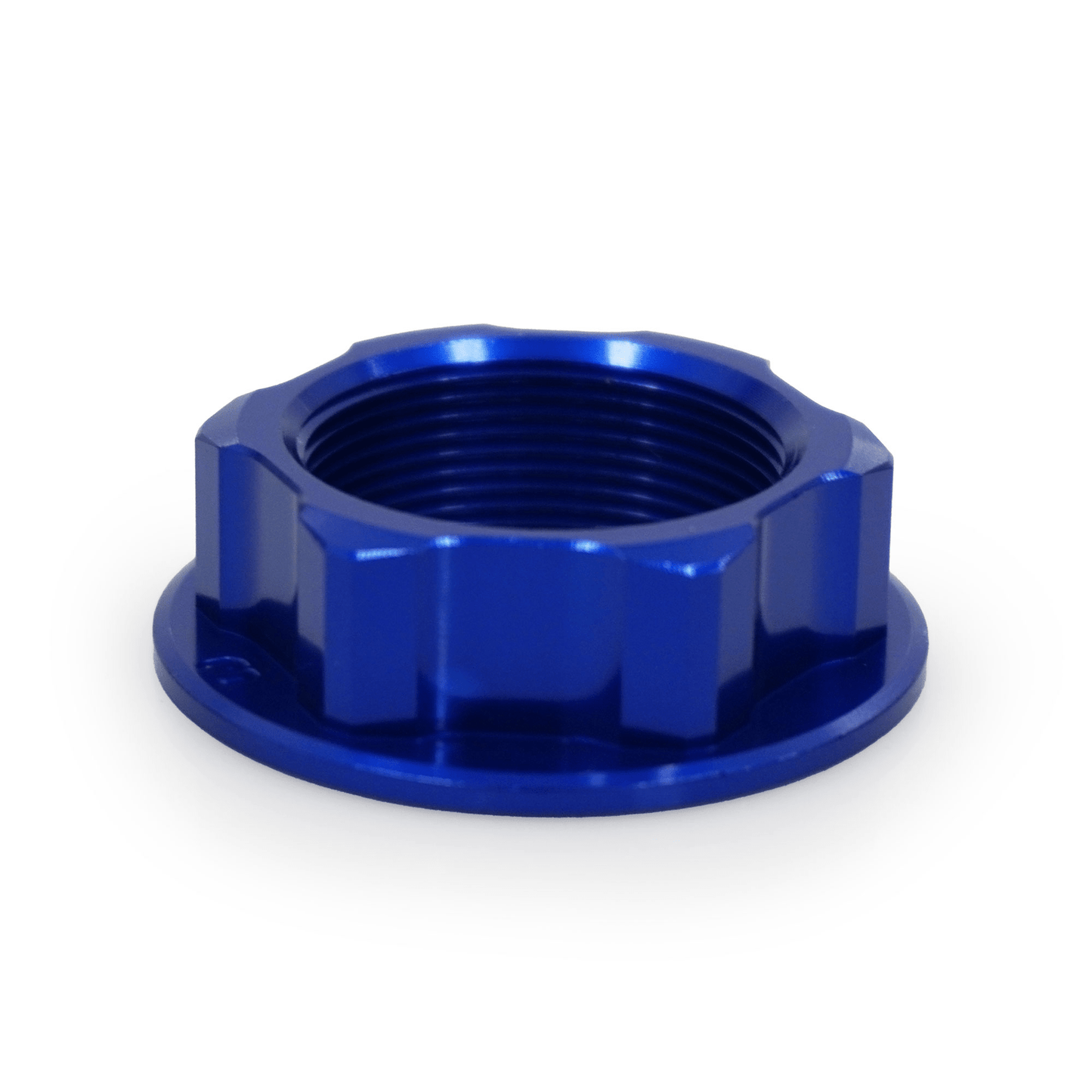 RFX FXSN 10100 99BU Steering Stem Nut - Blue for Honda, Yamaha, Suzuki - Kelly Motorsports