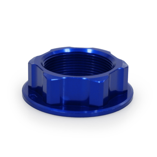 RFX FXSN 10100 99BU Steering Stem Nut - Blue for Honda, Yamaha, Suzuki - Kelly Motorsports