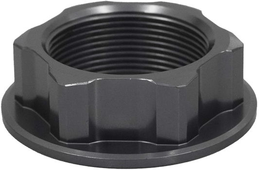 RFX FXSN 10100 99H2 Steering Stem Nut for Honda, Yamaha, Suzuki - Grey Finish - Kelly Motorsports