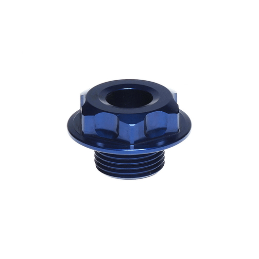 RFX FXSN 70100 99BU Steering Stem Nut for KTM, Husqvarna, GasGas, Beta - Blue - Kelly Motorsports
