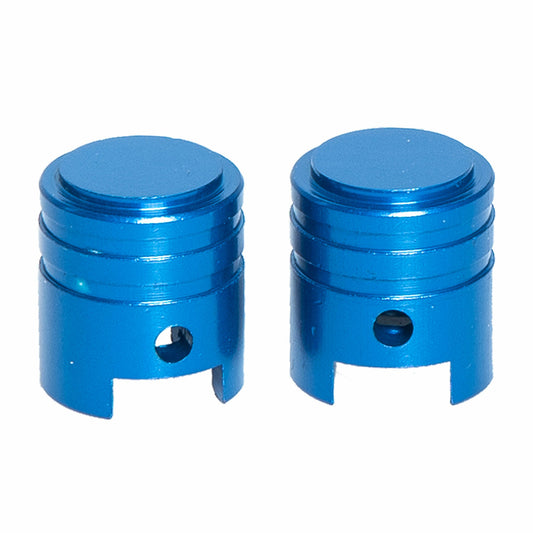 RFX FXVC 10000 00BU Valve Caps Set - Aluminum, Blue, 2 Pack - Kelly Motorsports